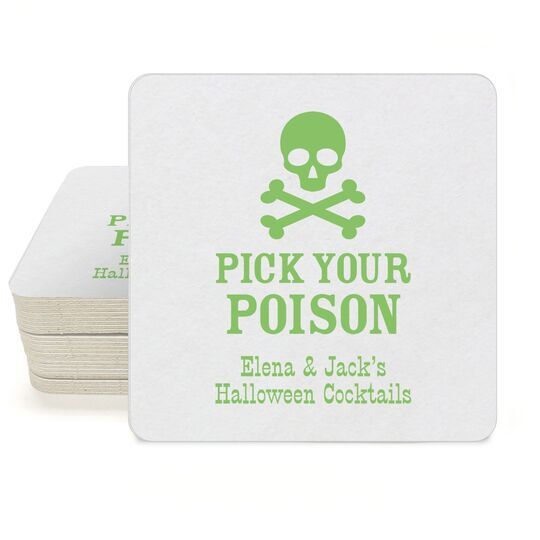 Pick Your Poison Square Coasters